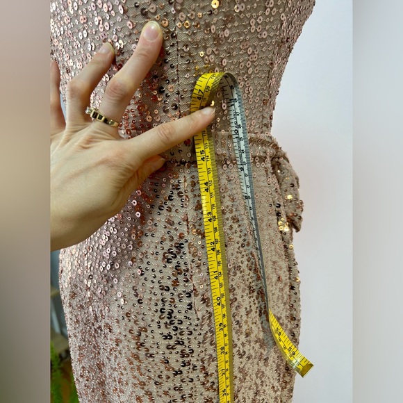 Aidan Mattox champagne dress size0 - Picture 12 of 16